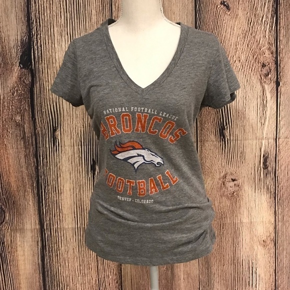 NFL Denver Broncos T-shirt grey Medium - Picture 1 of 6